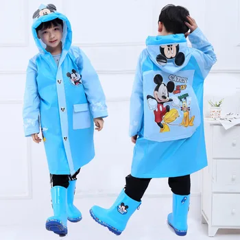Disney Minnie Mickey Pelerina de ploaie Copii Desene animate Gonflabile pălărie Poncho Baieti Copii Congelate pelerina de ploaie scoala de mers pe jos de călătorie cadou