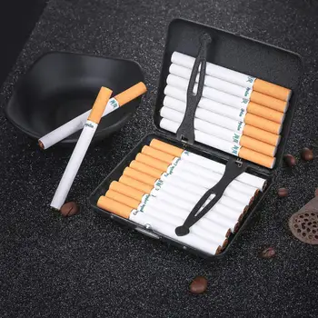 Fumatul Caz Trabucuri cazuri din oțel Inoxidabil Mat Tutun Cazul Cutie de Cadou Barbati Creative Cutie de Țigară