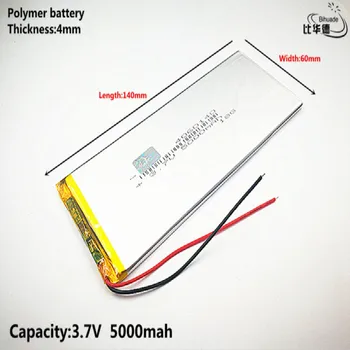 Litru de energie baterie 3.7 V,5000mAH 4060140 Polimer litiu-ion / Li-ion baterie pentru tableta pc de 7 inch, 8 inch 9inch,mp3,mp4
