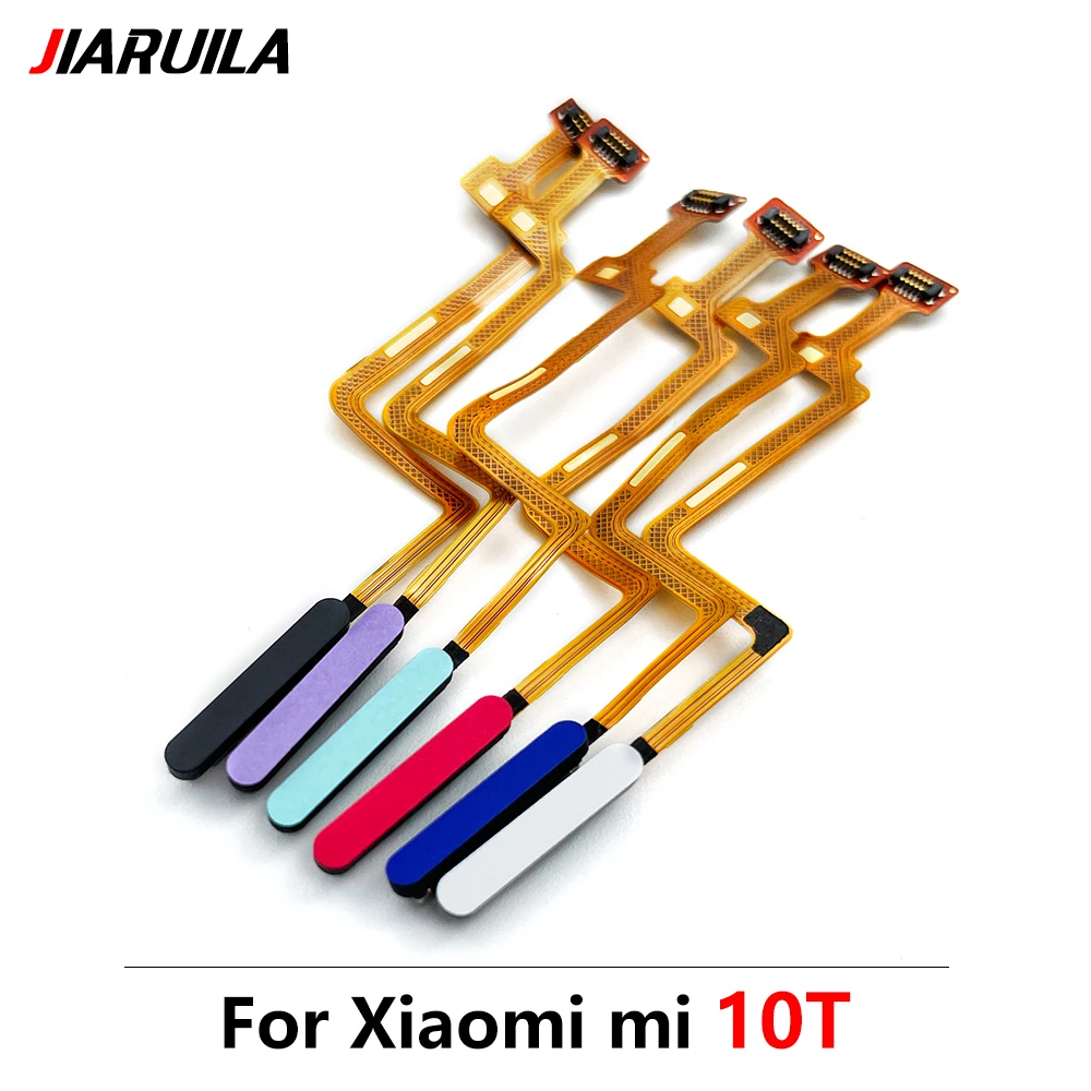 10buc/Lot, Original Pentru Xiaomi Mi 10T Mi10T Pro M2007J3SY Senzor de Amprentă digitală se Întoarcă Acasă Tastă Meniu Butonul Flex Cablu Panglică 1