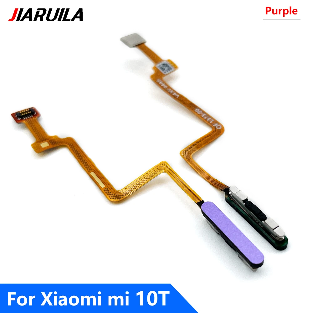 10buc/Lot, Original Pentru Xiaomi Mi 10T Mi10T Pro M2007J3SY Senzor de Amprentă digitală se Întoarcă Acasă Tastă Meniu Butonul Flex Cablu Panglică 2