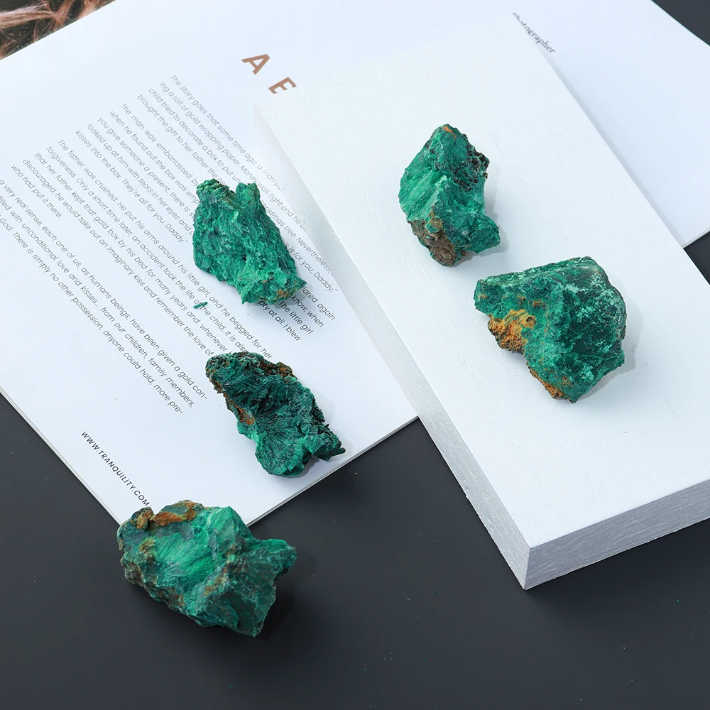 50g/sac Naturale de Verde Malachit Piatră grea de Cristal Clastic Rock Cub de Colectie Minerale-Specimen pentru Decor Acasă 3