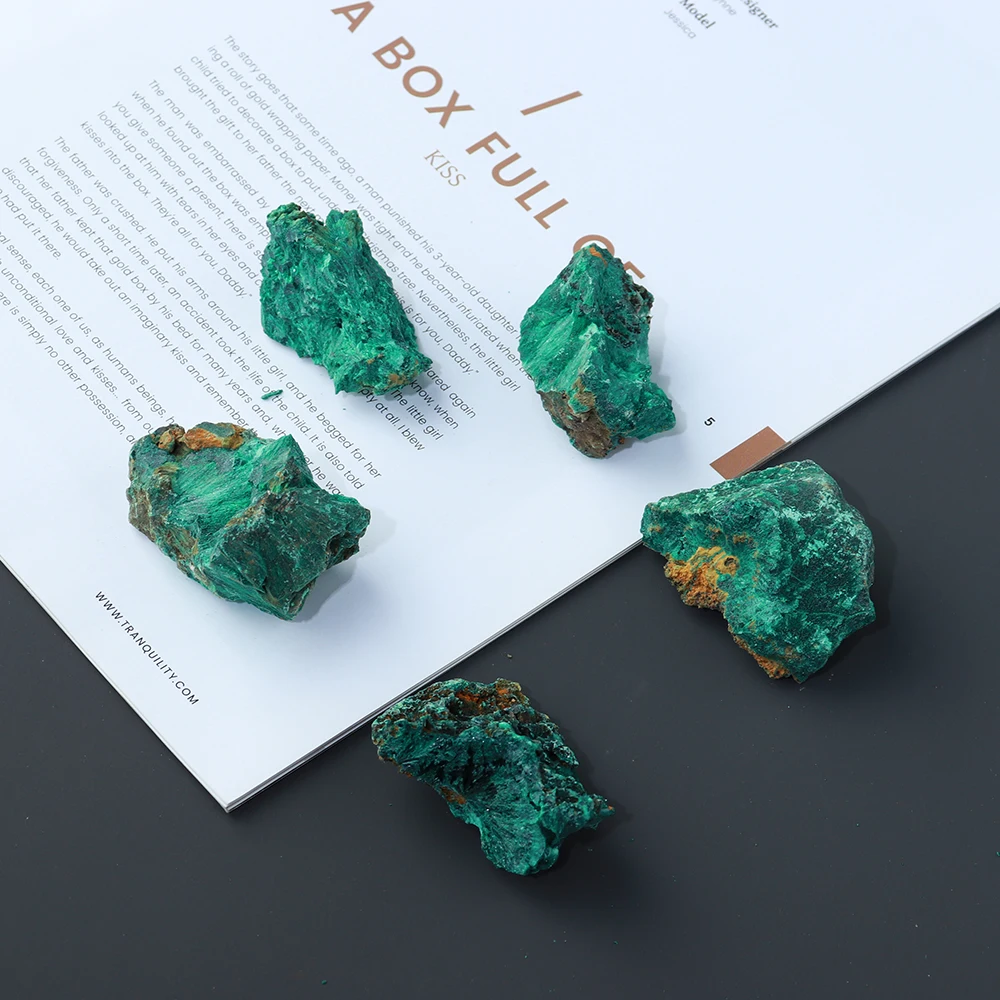 50g/sac Naturale de Verde Malachit Piatră grea de Cristal Clastic Rock Cub de Colectie Minerale-Specimen pentru Decor Acasă 4