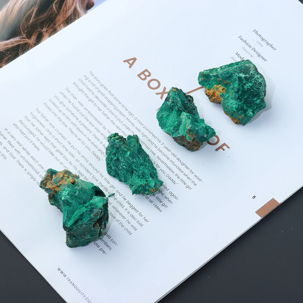 50g/sac Naturale de Verde Malachit Piatră grea de Cristal Clastic Rock Cub de Colectie Minerale-Specimen pentru Decor Acasă 5