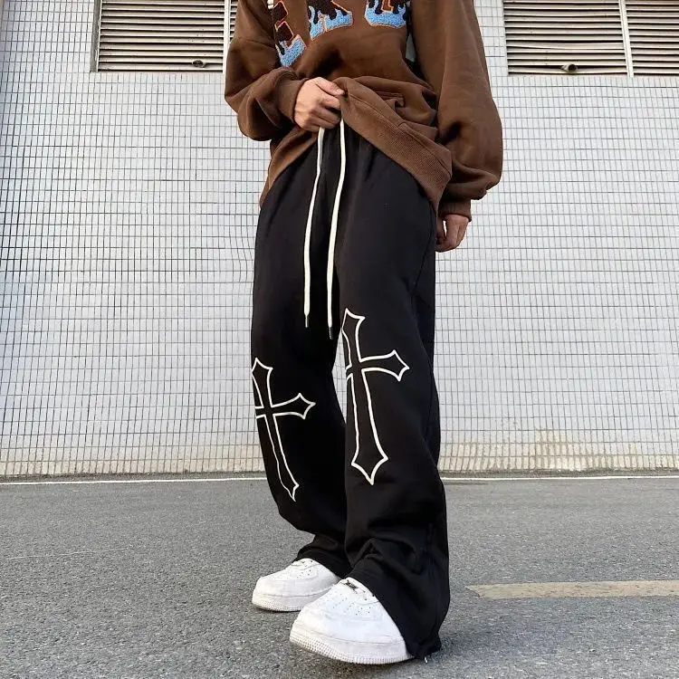 Unisex Doi Bărbați Imprimate Casual Colector Pantaloni Hip Hop Harajuku Y2K Haine Streetwear Retro Vintage Pantaloni Pantaloni Pentru Femei 1