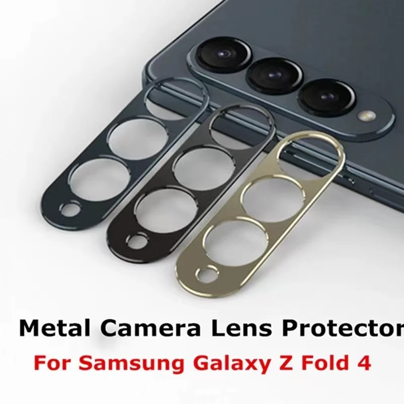 2 BUC aparat de Fotografiat Lentilă de Protecție Pentru Samsung Galaxy Z Ori 4 de Aluminiu de Metal Inel de Camera de Caz pentru Galaxy Z Fold4 Capac de Protecție 0