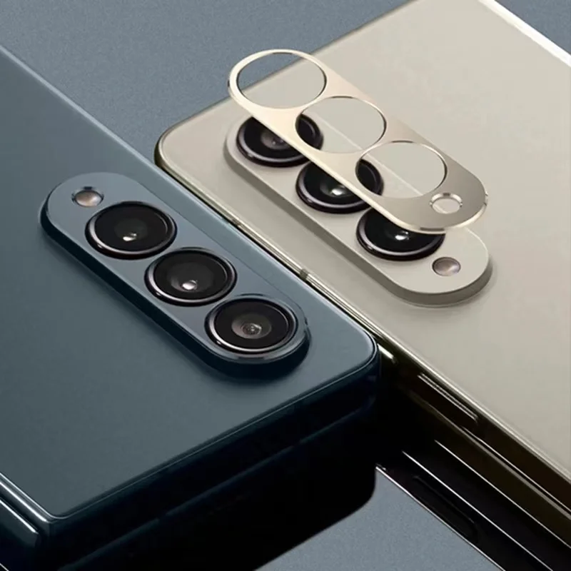 2 BUC aparat de Fotografiat Lentilă de Protecție Pentru Samsung Galaxy Z Ori 4 de Aluminiu de Metal Inel de Camera de Caz pentru Galaxy Z Fold4 Capac de Protecție 2