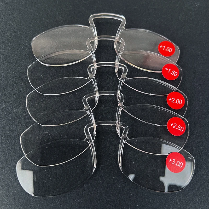 NOUL Mini Cititorii Ultralight Transparentă Clip Nas Ochelarii de Citit Pentru Femei și Bărbați Portabil Pince Optice Presbyopic Eyeglasses1.50 1