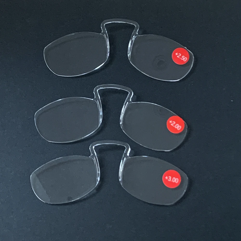 NOUL Mini Cititorii Ultralight Transparentă Clip Nas Ochelarii de Citit Pentru Femei și Bărbați Portabil Pince Optice Presbyopic Eyeglasses1.50 2