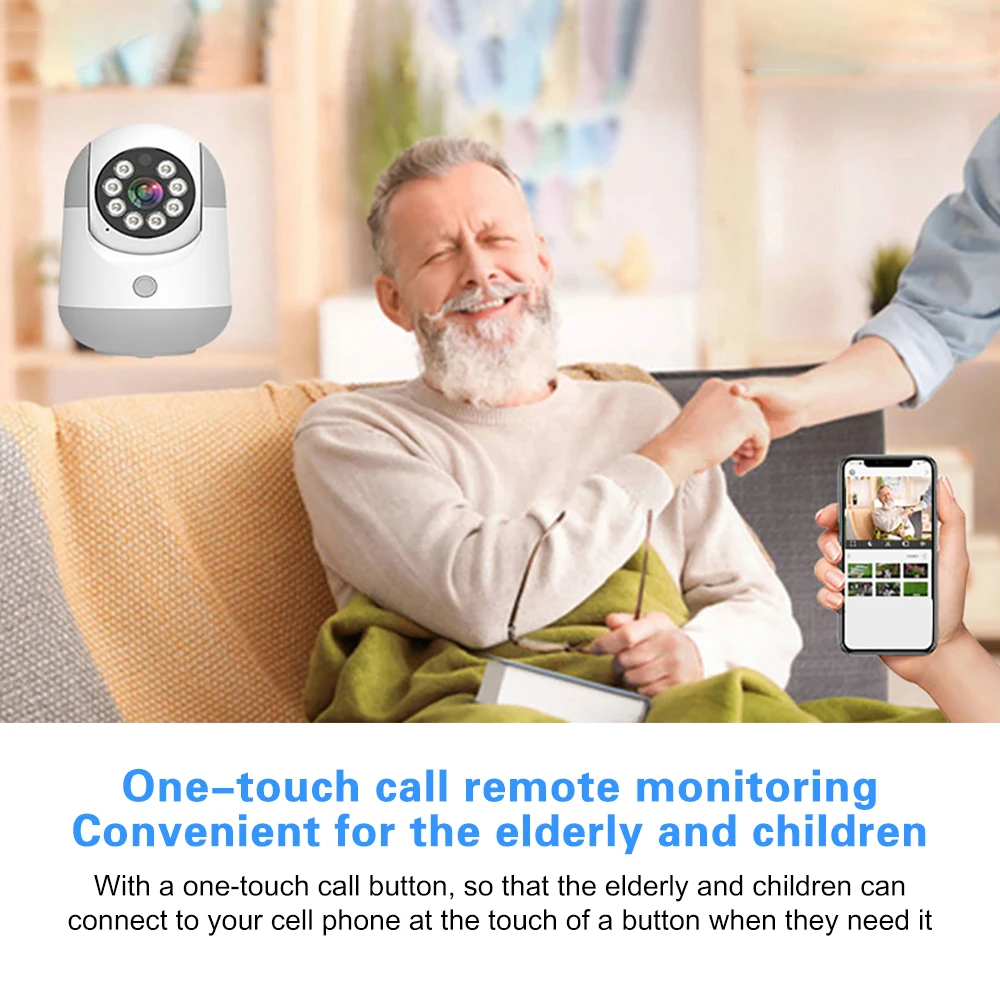 Smart Home Interior, PTZ, Wireless Camera de Supraveghere Baby Monitor Inteligent Wifi Camera de Securitate Portabil Monitor Interfon Audio 3