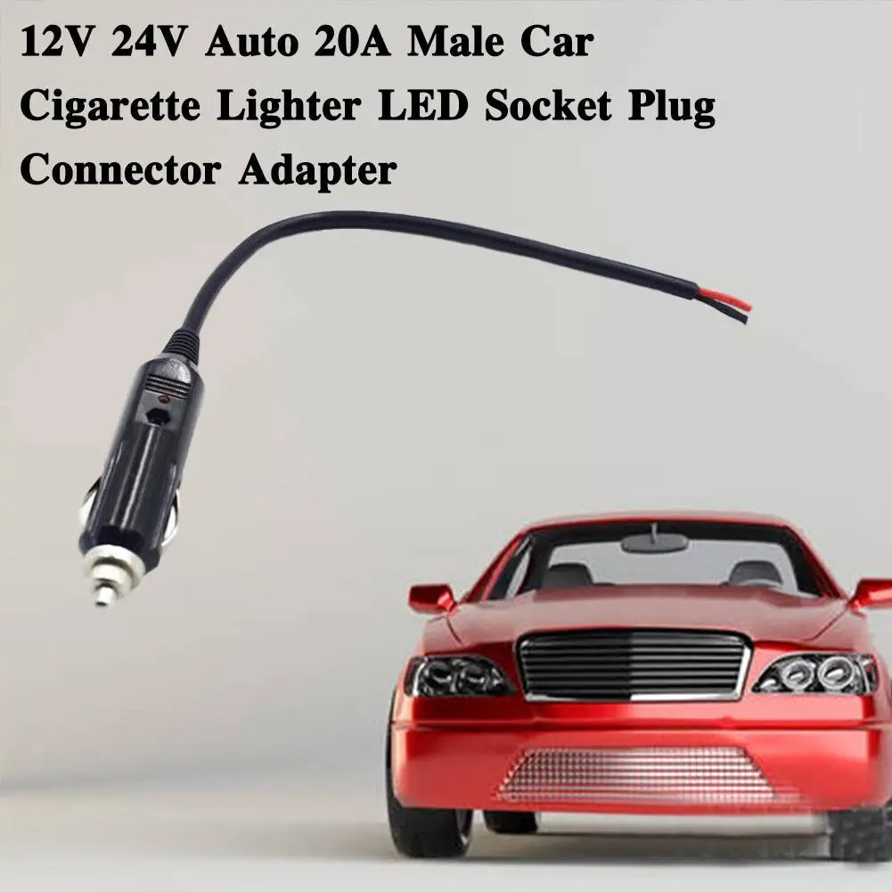 Auto 20A Bricheta Auto Cablu LED Soclu Conector Adaptor Extinde Cablu Vehicul Țigară Cablu de Extensie 5