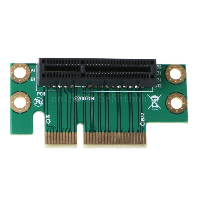 PCI Express PCI-E 4X Adaptor Riser Card de 90 de Grade Unghi Drept Coloană Converter Card pentru 1U/2U Server Șasiu Calculator 3