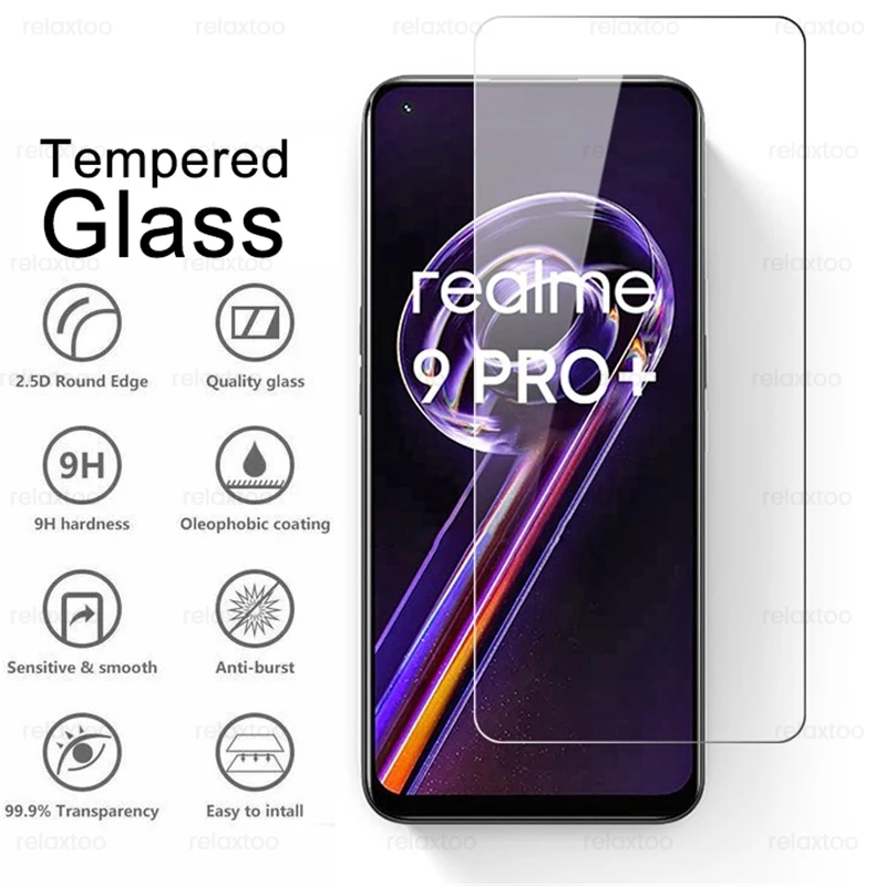 3PCS Sticlă de Protecție Pentru Realme 9 Pro Plus 5G Ecran de Protecție Pe Realmi 9i 9 Proplus Pro+ Realme9i Sticla Capac de Film 1