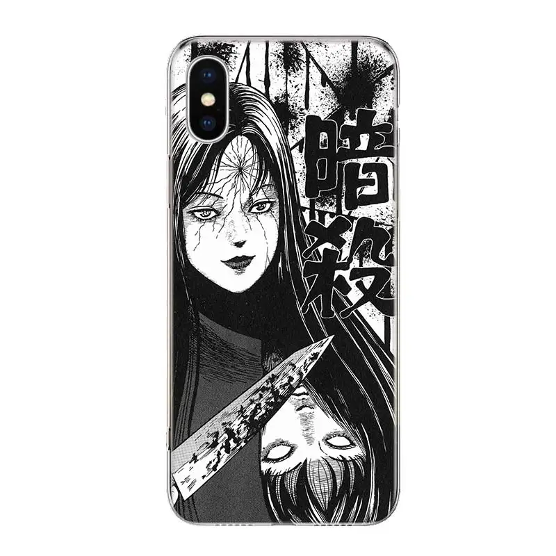 Junji Ito Teroare, Groază Anime Acoperi Telefon Caz Pentru iPhone 11 14 Pro Max 13 12 Mini-6 X 8 6S 7 Plus XS + XR 5S SE Arta Coque Mobil 5