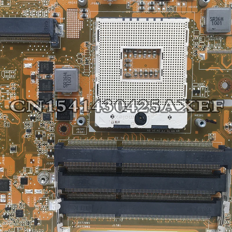 Dinzi G73 Laptop Placa de baza Pentru ASUS ROG G73JH G73J Placa de baza loc de masă HM55 4xSlots PAG 989 DDR3 100% de Lucru Bine 3