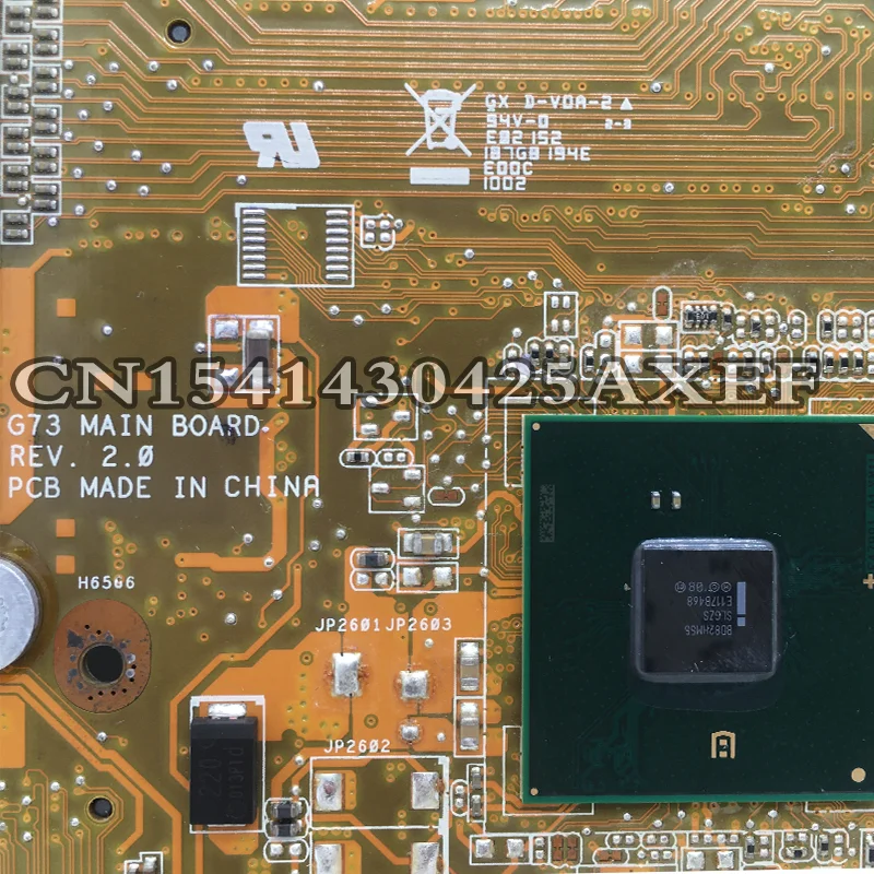 Dinzi G73 Laptop Placa de baza Pentru ASUS ROG G73JH G73J Placa de baza loc de masă HM55 4xSlots PAG 989 DDR3 100% de Lucru Bine 4