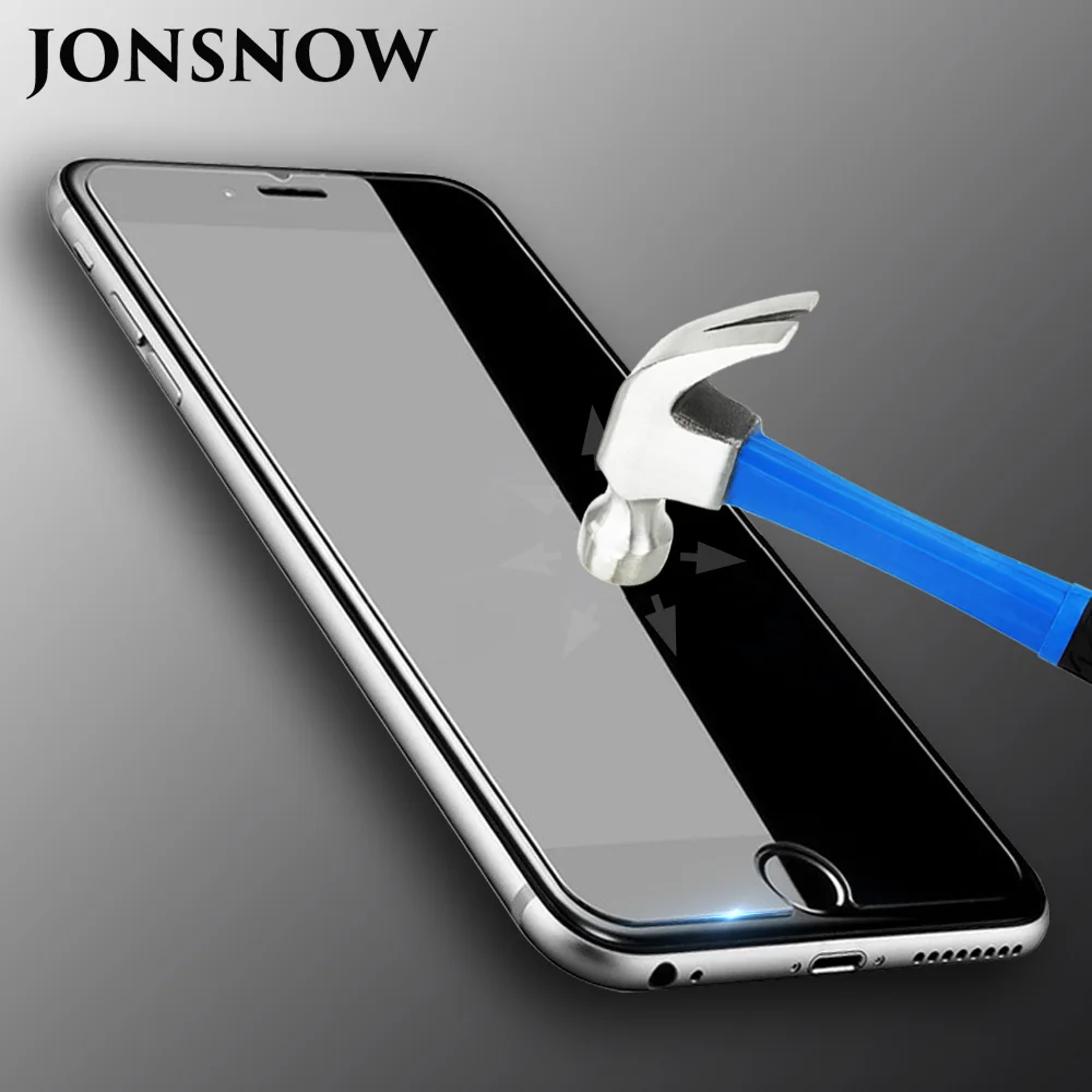 JONSNOW Temperat Sticlă de Protecție pentru iPhone 4 5 5s 6 6s 6 Plus 6s Plus iPhone 7 7 Plus 8 8 Plus Ecran de Film de Înaltă Clar 9H 2.5 D 0
