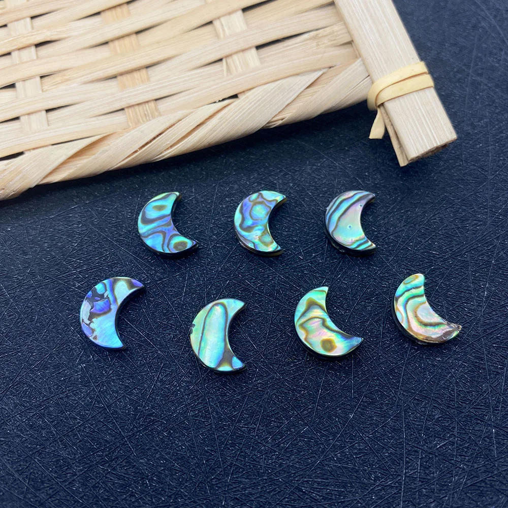 Noua Zeelandă Abalone Shell Margele Luna Perforate Rafinat Pandantiv Doamnelor DIY Face Cercei Accesorii Colier en-Gros 0
