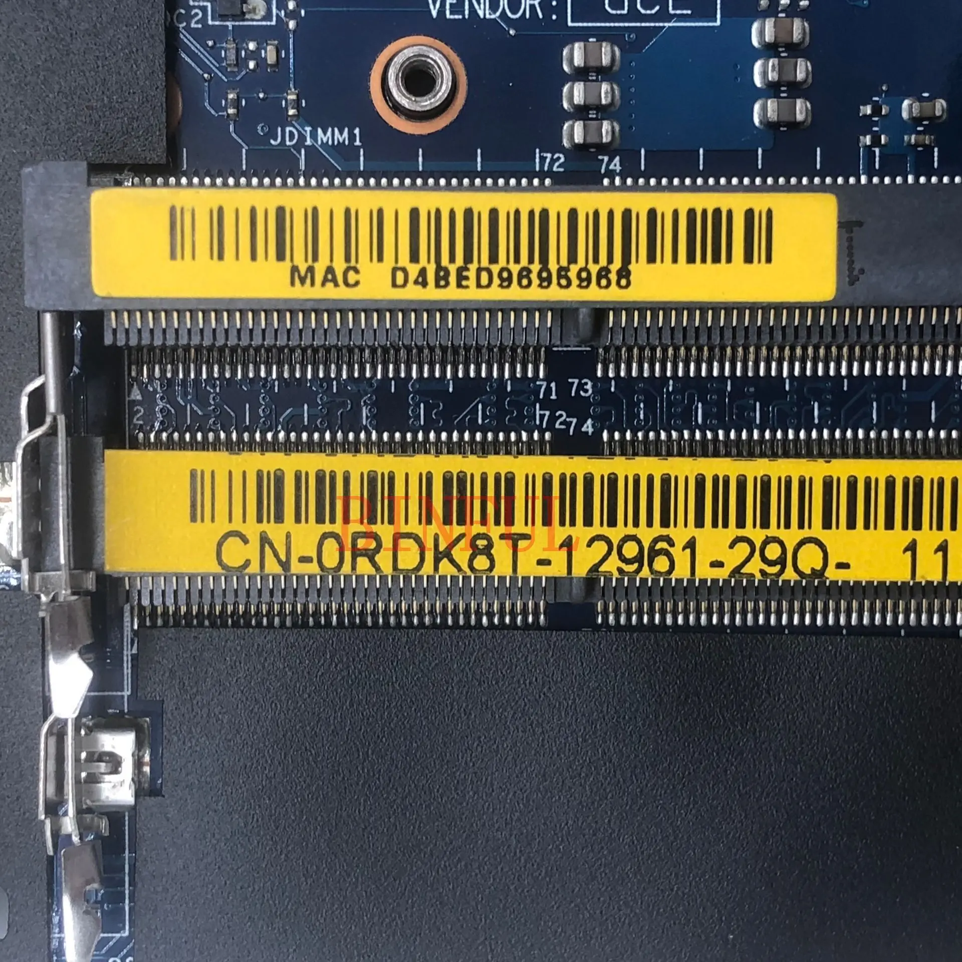 CN-0RDK8T 0RDK8T RDK8T de Înaltă Calitate, Placa de baza Pentru M11X R3 Laptop Placa de baza PAP00 LA-6961P W/ i5-2537M CPU DDR3 100% Testat OK 5