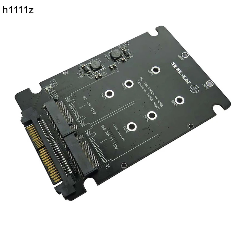 NVME Adaptor Coloană M. 2 SSD-ul pentru a U. 2 Adaptor 2in1 M. 2 NVMe + M. 2 SATA unitati solid state SSD PCI-e U. 2 SFF-8639 Adaptor PCIe M2 Converter Card 0