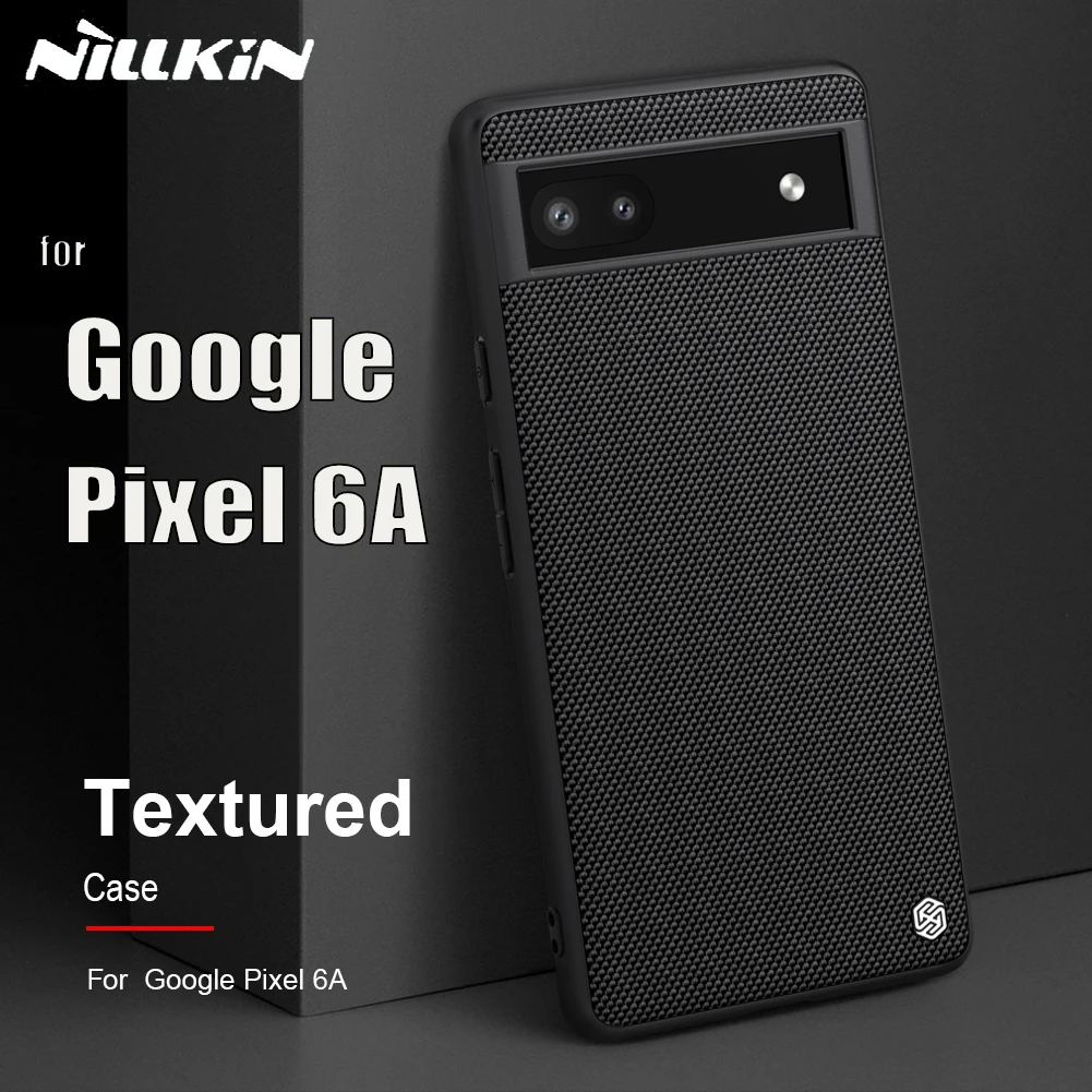 pentru Google Pixel 6A Caz NILLKIN Texturate Fibre de Nailon Moale TPU Hard Panoul de Telefon Capacul din Spate pentru Google Pixel 6A Shell 0