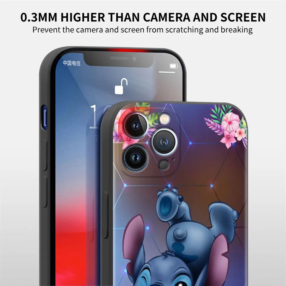 Lilo Stitch Albastru Koala Caz pentru Apple iPhone 13 11 12 Pro Max 8 7 Plus XR X 13 Mini XS 6 6S 5S SE Acoperă Telefon Coajă Sac de Fundas 5