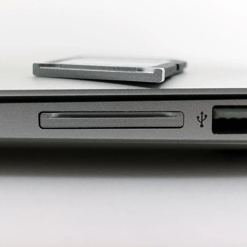 BaseQi MacBook 303A Aluminiu Stealth Conduce Micro SD/TF Card Adaptor SD Card Reader pentru MacBook Pro Retina 13 inch 4