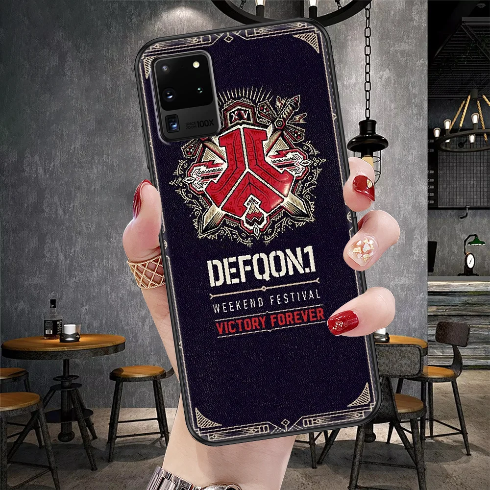 Defqon 1 Festival de Muzică caz de Telefon Pentru Samsung Galaxy Nota 4 8 9 10 20 S8 S9 S10 S10E S20 Plus UITRA Ultra black art funda 3