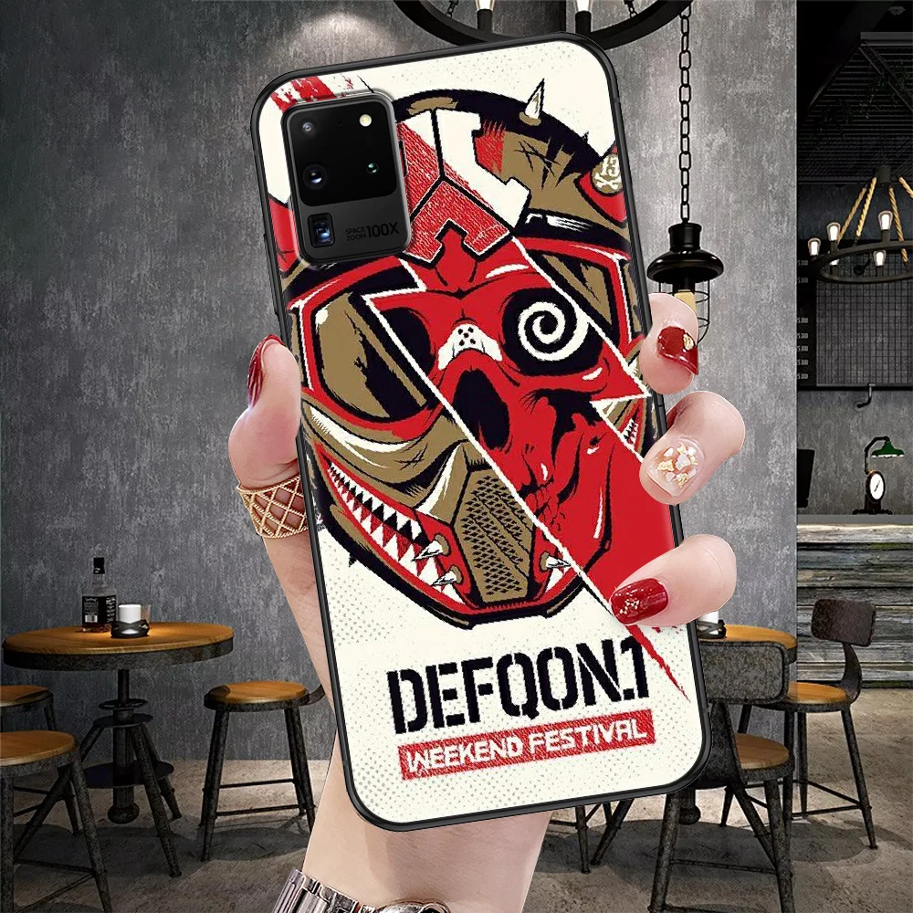 Defqon 1 Festival de Muzică caz de Telefon Pentru Samsung Galaxy Nota 4 8 9 10 20 S8 S9 S10 S10E S20 Plus UITRA Ultra black art funda 4