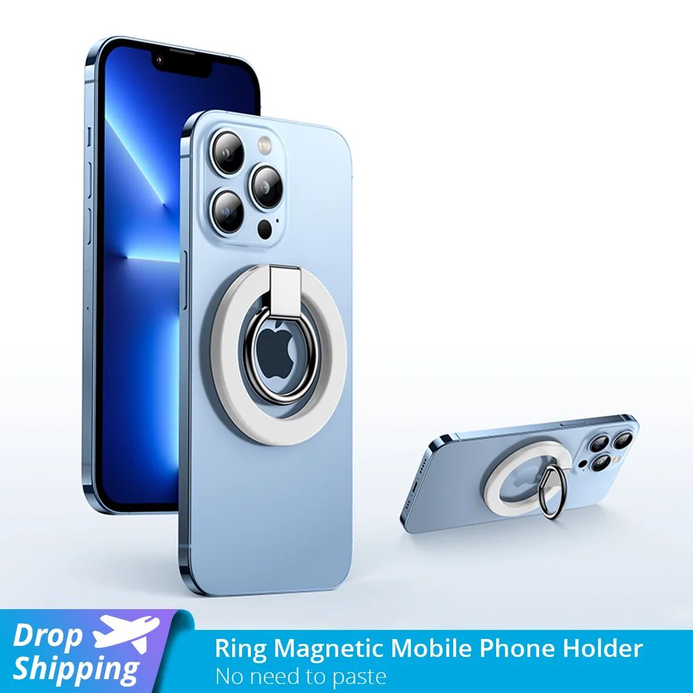 Portabil Inel Magnetic Suport de Telefon pentru iPhone 14 12 13 pro max/Samsung/Xiaomi Metal Inel Magnetic Catarama Suport de Telefon Mobil 0