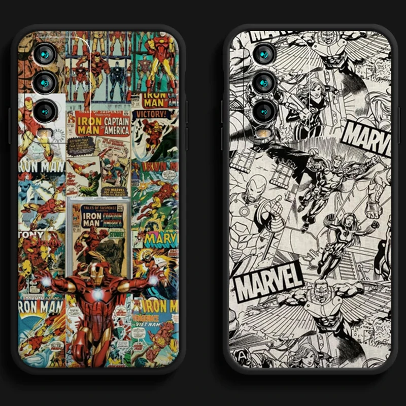 Marvel Avengers LOGO Cazuri de Telefon Pentru Xiaomi Redmi 9AT 9 9M 9A 9C Redmi Nota 9 9 Pro 9 9 Pro 5G Cazuri La Coque 5