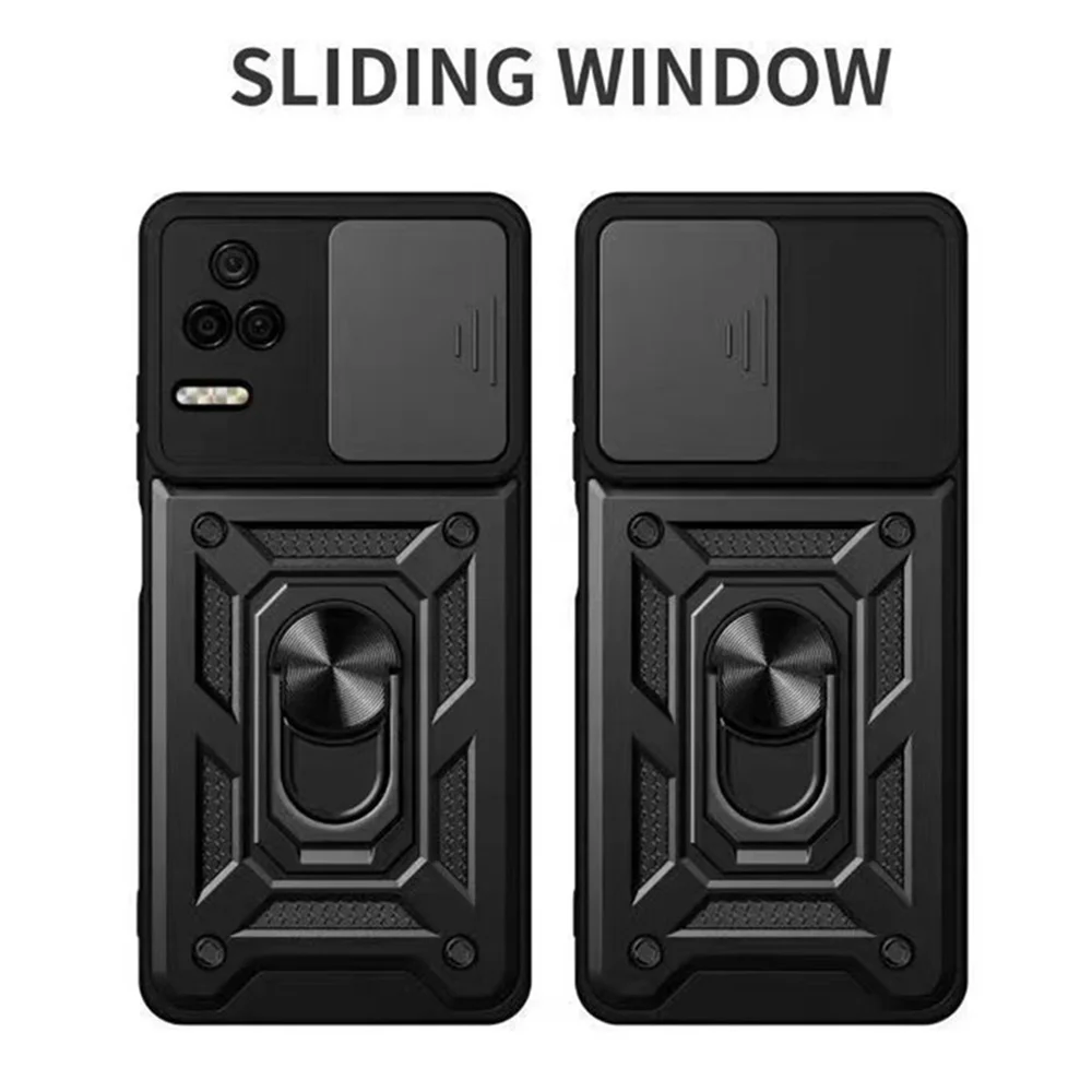 Poco F4 5G Protector Caz Slide Camera Armura rezistenta la Socuri Inel Capacul suportului Pentru Xiaomi Pocophone Puțin F4 GT F4GT PocoF4 GT Funda 3