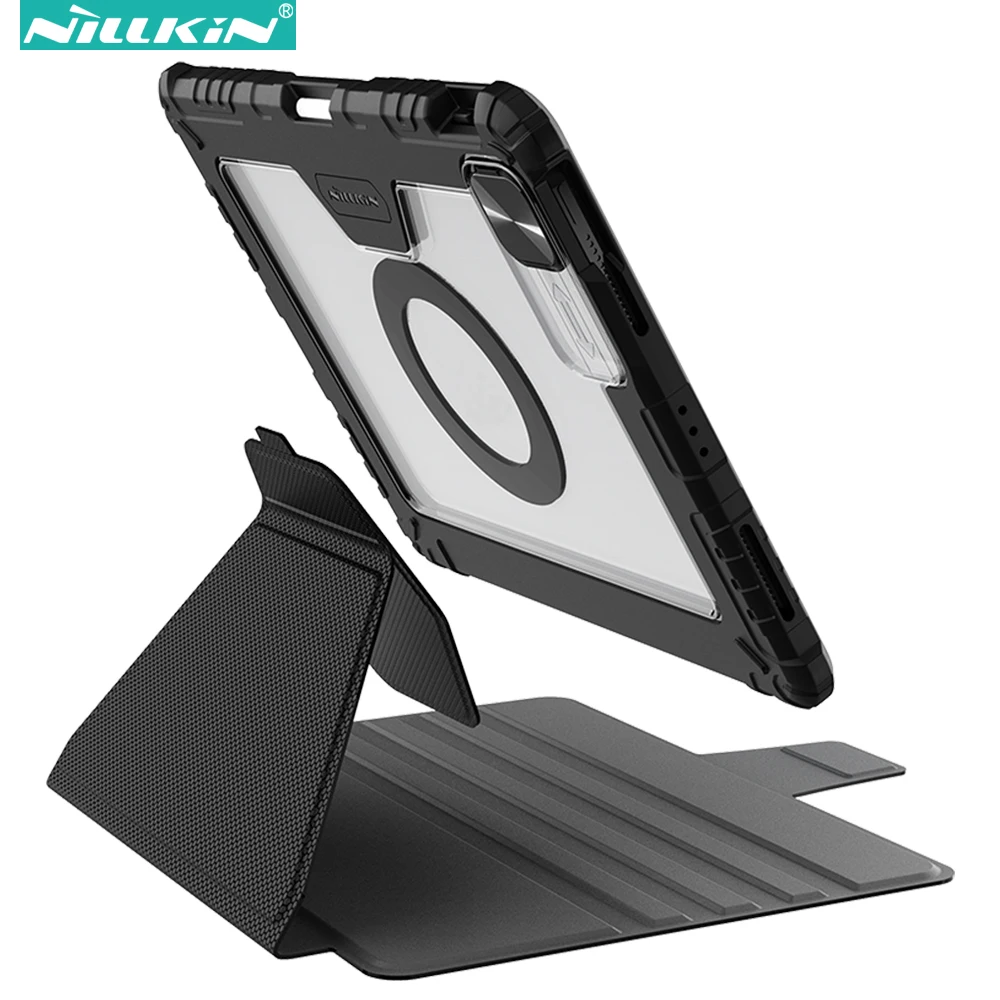 Nillkin Bara SnapSafe Caz Pentru iPad Pro 11 2022 / 2021 / 2020 / cu aer4 / Aer 5, Slide Camera Scut de Protecție Smart Flip Înapoi 0