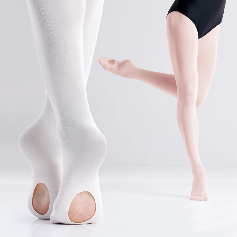 Fete Adult Convertibile Balet Dresuri Microfibra Dans Ciorapi fără Sudură Femei Balet Chilot 60D 3