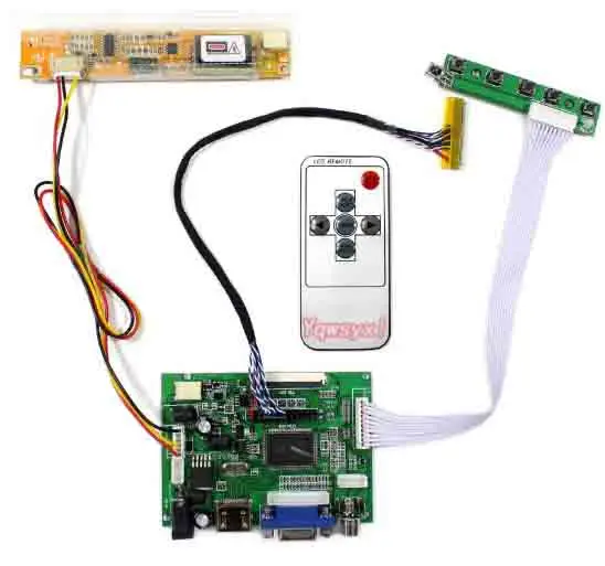 HD+VGA 2AV Control Bord Kit pentru B150XG01 V2 V. 2 LED LCD Driver de Placa 0