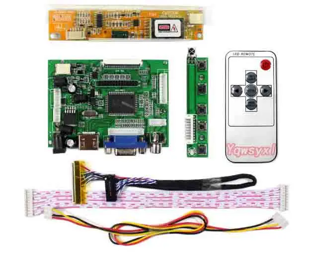 HD+VGA 2AV Control Bord Kit pentru B150XG01 V2 V. 2 LED LCD Driver de Placa 1