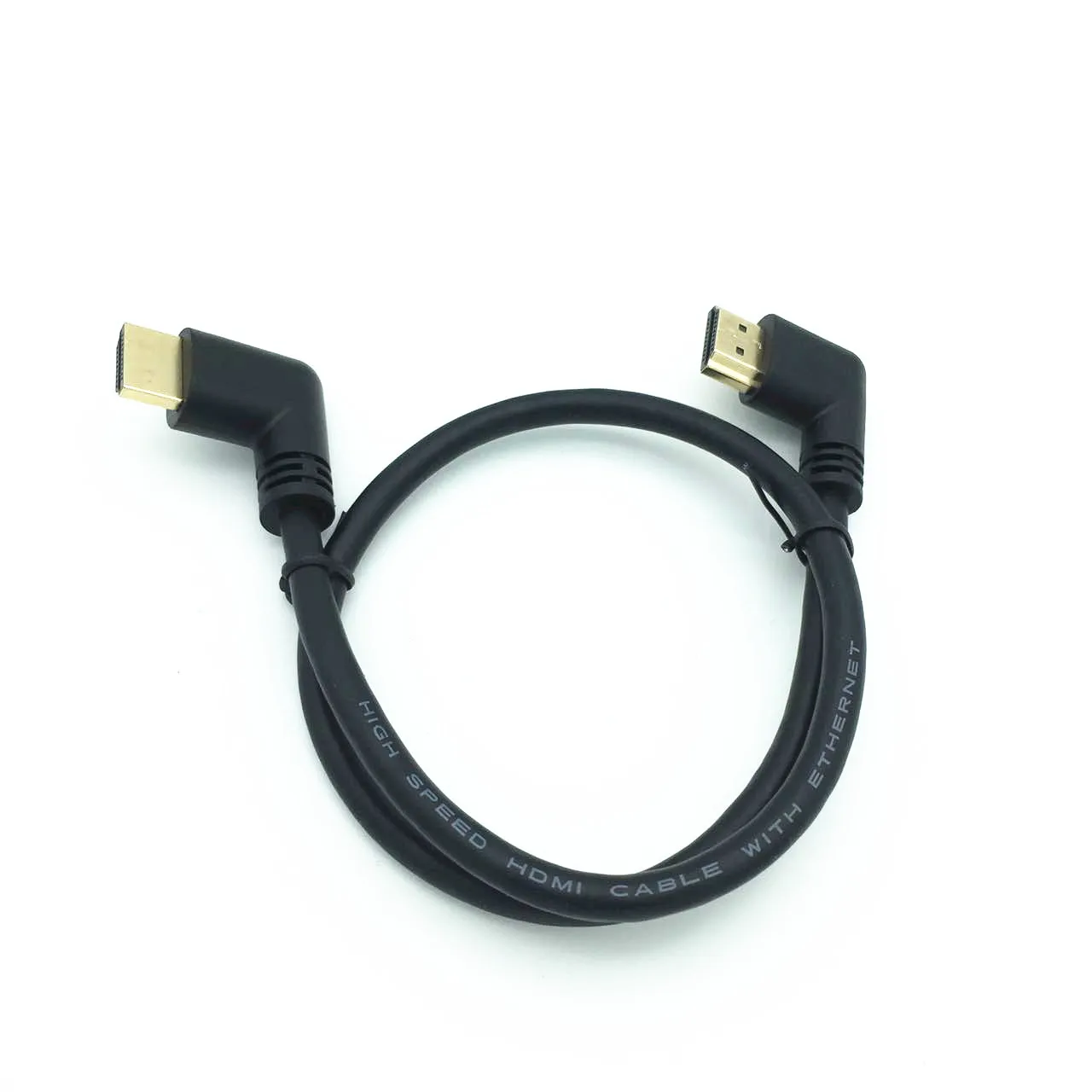 La stânga sau la Dreapta în Unghi compatibil HDMI de sex Masculin la Dreapta la Stânga Cot de sex Masculin Cablu de extensie 15cm 1m 50cm, 2.0 V unghi cablu 4K*2K @60HZ 2