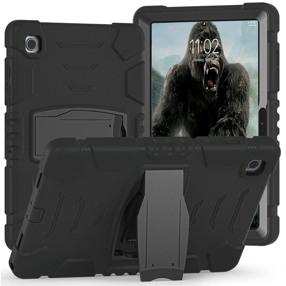 Pentru Samsung Galaxy Tab A8 SM-X200 S7 S8 A7 T500 A7 lite S6 Lite Copii de Siguranță Armura rezistenta la Socuri PC Silicon Hibrid Stand Tableta Caz 5