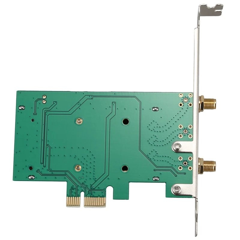2 antena placa de retea 4G/5G 300Mbps PCI-E X1 WiFi Wireless Adaptor de Card Chipset pentru BCM4322 wbe3220 2