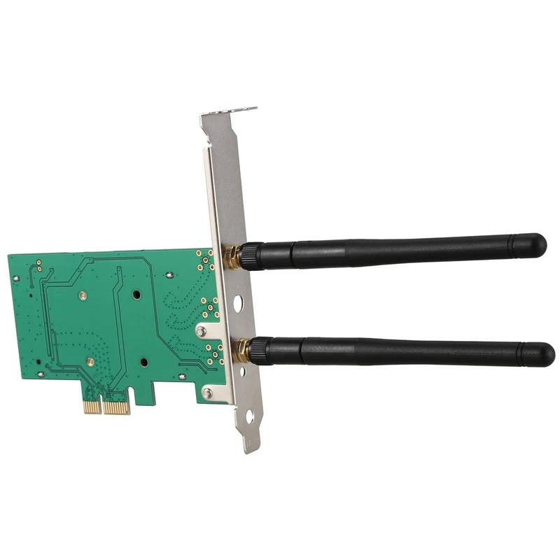 2 antena placa de retea 4G/5G 300Mbps PCI-E X1 WiFi Wireless Adaptor de Card Chipset pentru BCM4322 wbe3220 4