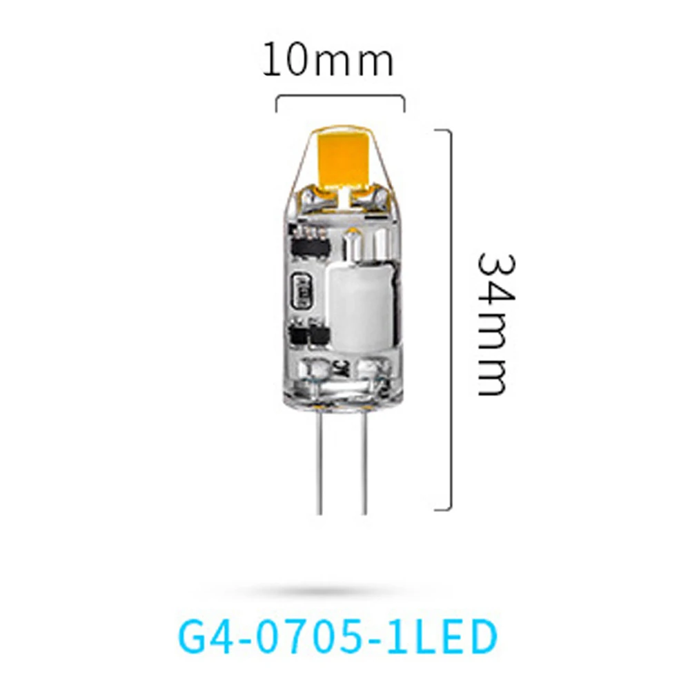 5w led g4 lampa lampada g4 led cob AC DC 12v lumina nu flicker înlocui 360 Fascicul de Unghiul Candelabru cu Halogen bec led g4 5pcs 2