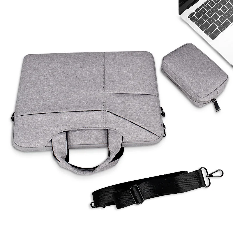 Laptop Geanta de Umar 13/14/15 inch Notebook Messenger Bag pentru Macbook Calculator Geantă de mână, Geanta Servieta Geanta de Voiaj 4