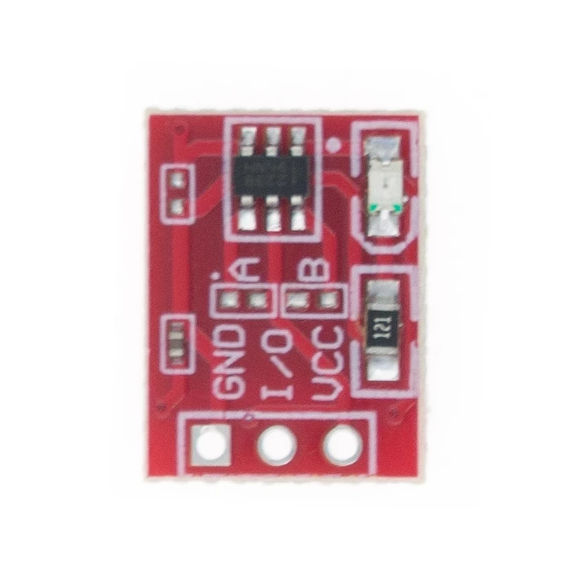 10BUC NOI TTP223 Atingeți butonul Module tip Condensator Singur Canal Auto de Blocare, Atingeți pictograma de comutare a senzorului (hong) 0