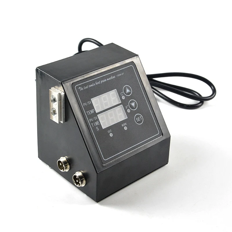 110V NE Plug Căldură Apăsați Aparatul de Control Digital Cutie Pentru Tricou Cana Placă Capac Negru De 15*15 inch Transfer de Căldură Printer 1400W 0