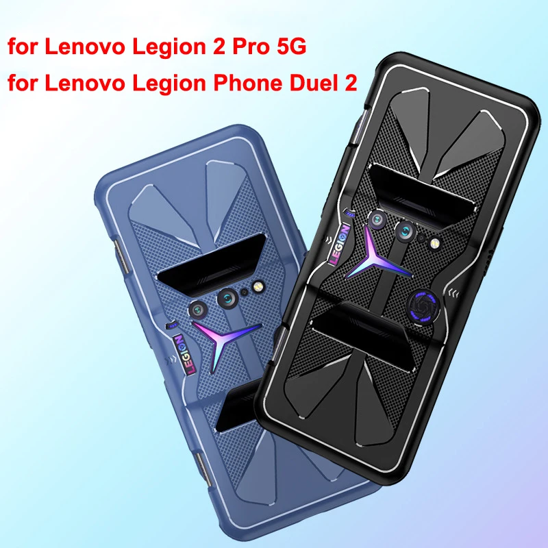 pentru Lenovo Legiunea 2 Pro 5G Telefon Duel 2 Caz Moale Silicon rezistent la Șocuri de Disipare a Căldurii de Jocuri de Acoperire pentru Legiune Telefon Duel 2 Funda 0
