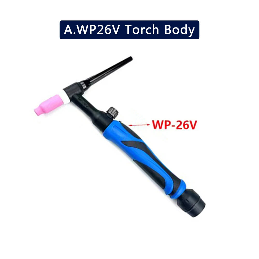 WP26V Torta TIG WIG Gas Tungsten Arc Welding Torch-Un-200 Supapa de Argon 3m 13ft Racit cu Aer Lanterna de 150-300A TIG Machin 0