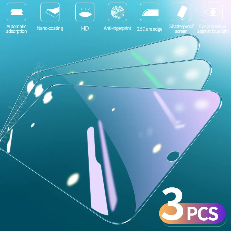3Pcs Sticlă Călită Pentru Xiaomi Redmi 8 8A 7 7A 6A 6 Pro Ecran Protector Anti Bluray Glass Pentru Xiaomi Redmi Nota 7 6 Pro sticlă 0