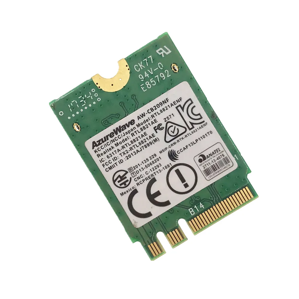 Pentru AW-CB209NF Realtek RTL8821AE Dual Band 2.4+5 ghz 433M Bluetooth V4.0 de unitati solid state M. 2 Wifi WLAN 802.11 ac Wireless Card 3