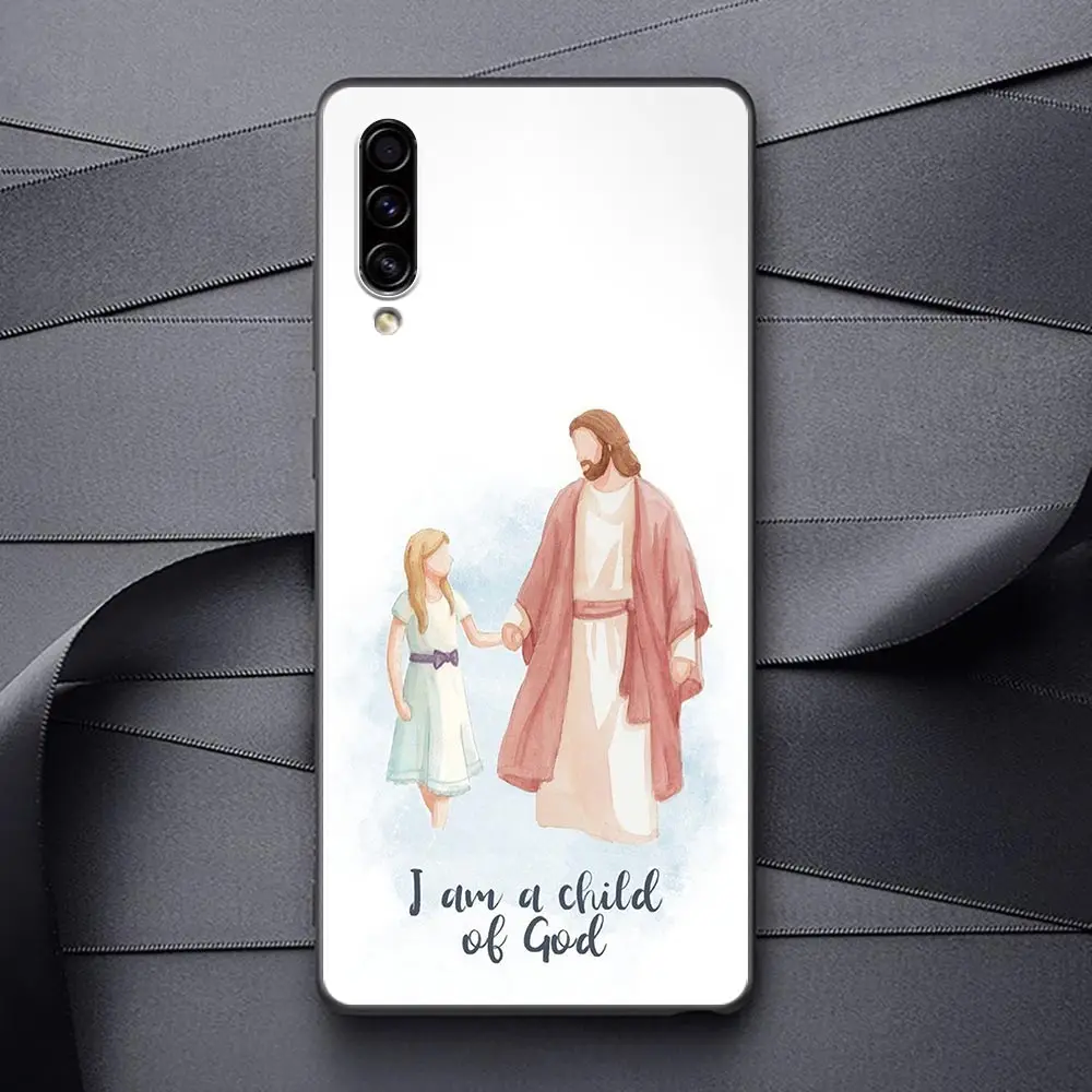 Noua Credință Religioasă Creștină Isus Clar Anime Caz de Telefon Samsung Galaxy A90 A80 A70 A70S A60 A50 A40 A30 A30S A20S A20E A10E 2