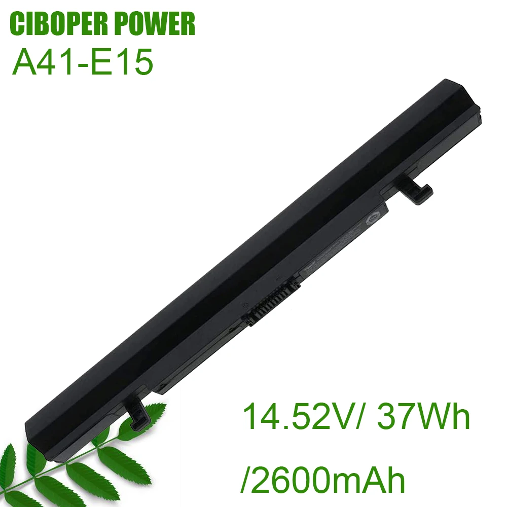 CP Autentic Baterie A41-E15 2600mAh/37Wh Pentru Akoya E6429 E6435 P6669 P6677 MD60105 60111 60147 60182 60322 60330 60442 60488 0